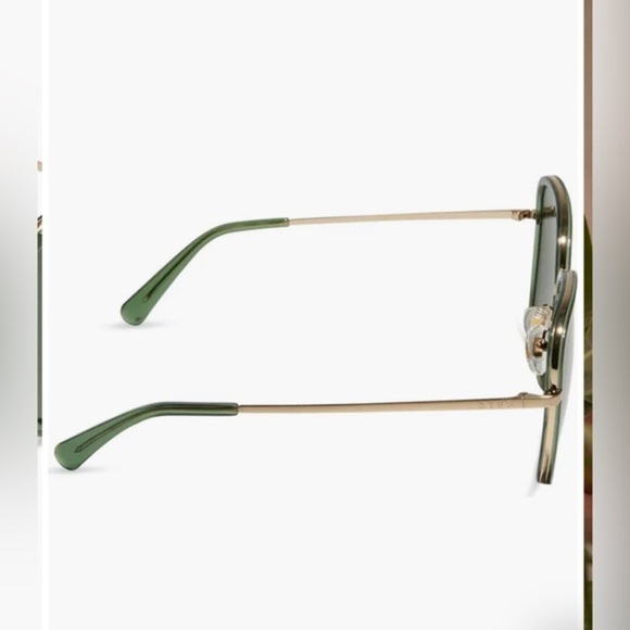 DIFF eyewear sage crystal green Genevive Polarized oversized Square Sunglasses - Picture 4 of 6